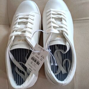 J. Crew Road Trip White Sneakers Sz 9